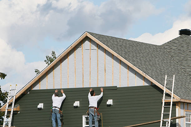 Professional Siding Replacement technician working in Camden, NC